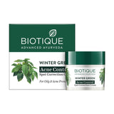 Biotique Bio Winter Green Spot Correcting Anti Acne Cream, 15g