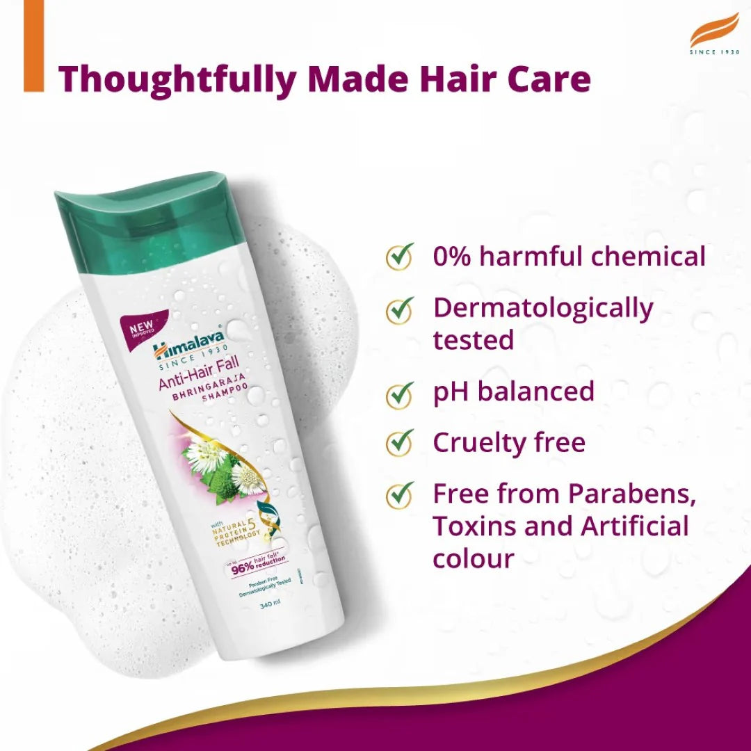 Himalaya Anti-Hair Fall Shampoo With Bhringraja & Palasha(340ml)