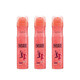 Engage Women's Blush Deodorant Spray (165ml) - Pack of 3