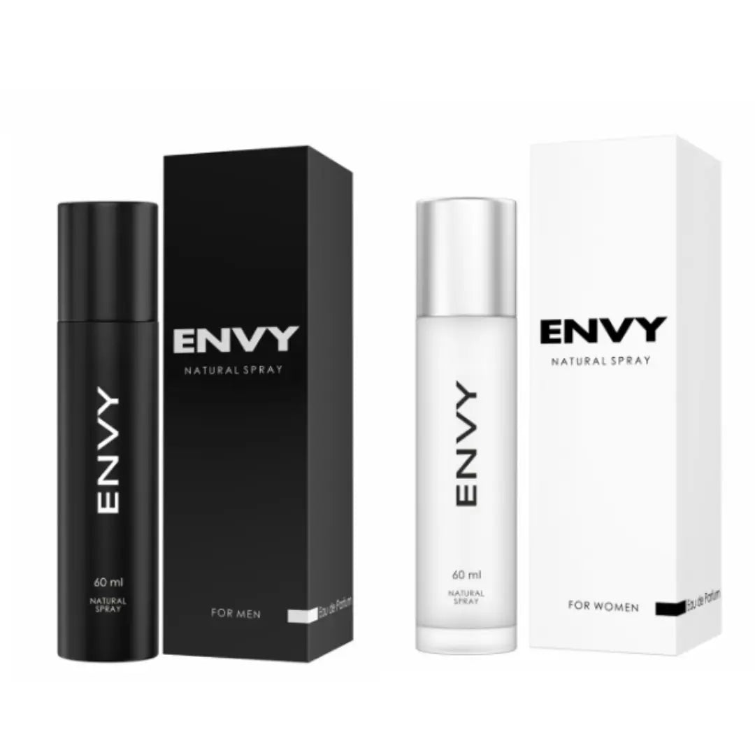 ENVY Natural Spray Perfume Combo Set - Men's and Women's Perfume - 60ml