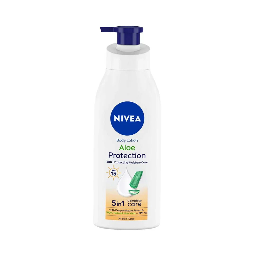 Nivea Aloe Protection Body Lotion with SPF 15 (400ml)