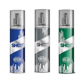 Layer'r Shot Royal Jade Power Play Deep Desire Body Spray Combo Of 3