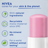 NIVEA Lip Balm, Soft Rose, 4.8g