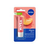 NIVEA Lip Balm, Fruity Peach Shine, 4.8g